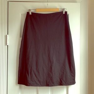 Fair Indigo Black Cotton Skirt